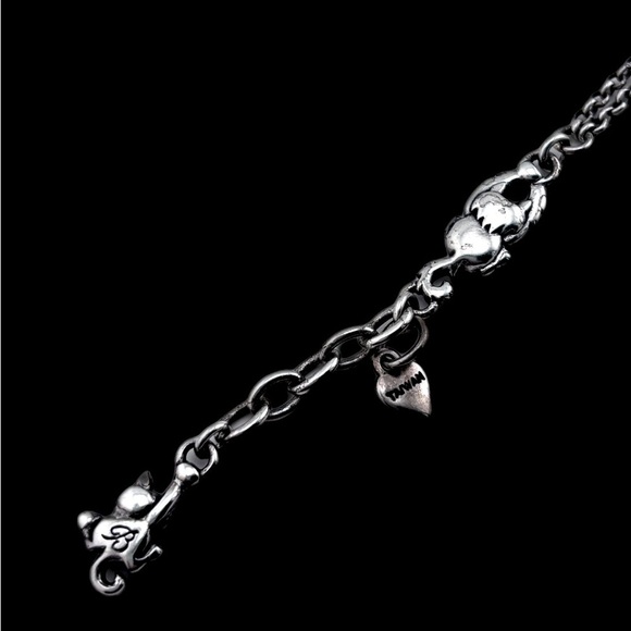 Brighton Pedigree Cat Locket Heart Retired Heart Charm Bracelet PURRFECT! - Picture 7 of 11
